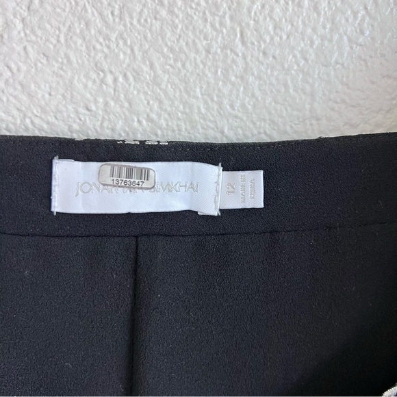 Jonathan Simkhai Taylor Wrap Top Metallic Black - Picture 5 of 10